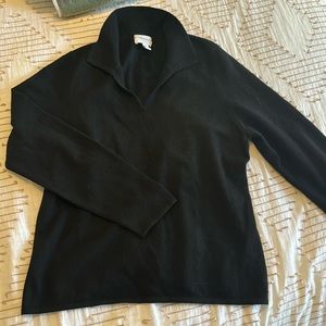 2 ply cashmere long sleeve sweater
